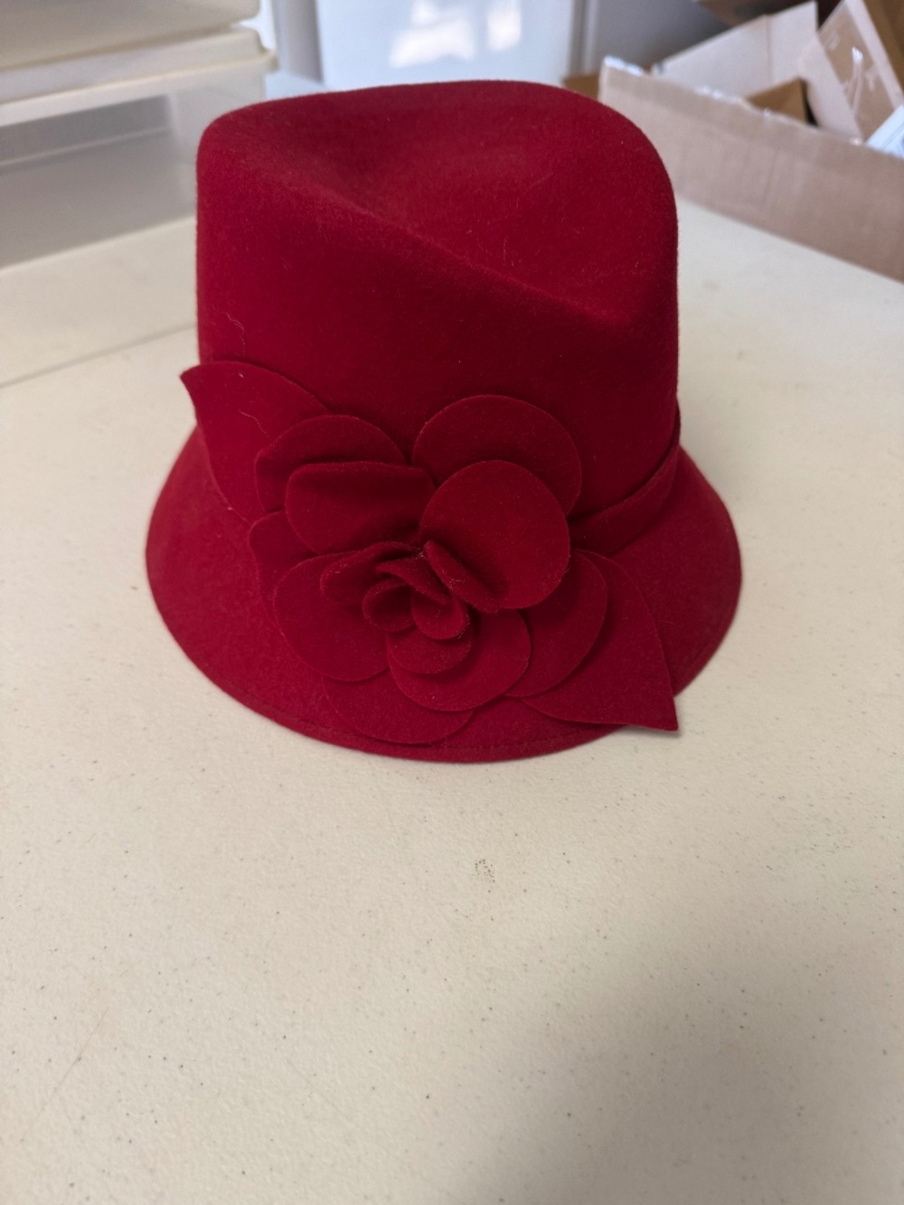 ed Hat Ladies Red and Purple Hat - NWOT
